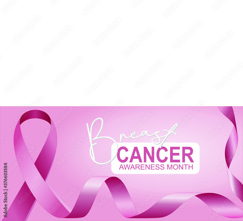 The pink ribbon symbolizes World Breast Cancer Day. The pink ribbon symbolizes World Breast Cancer Day.