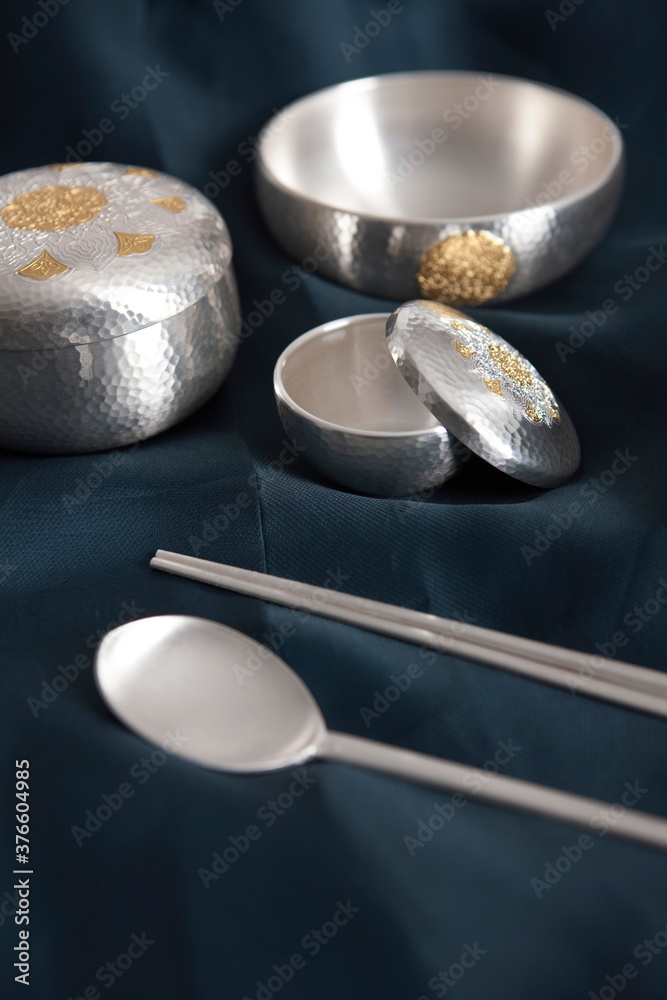 tableware with silver tableware with silver
