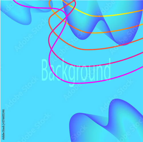 Abstract blue background with copy space