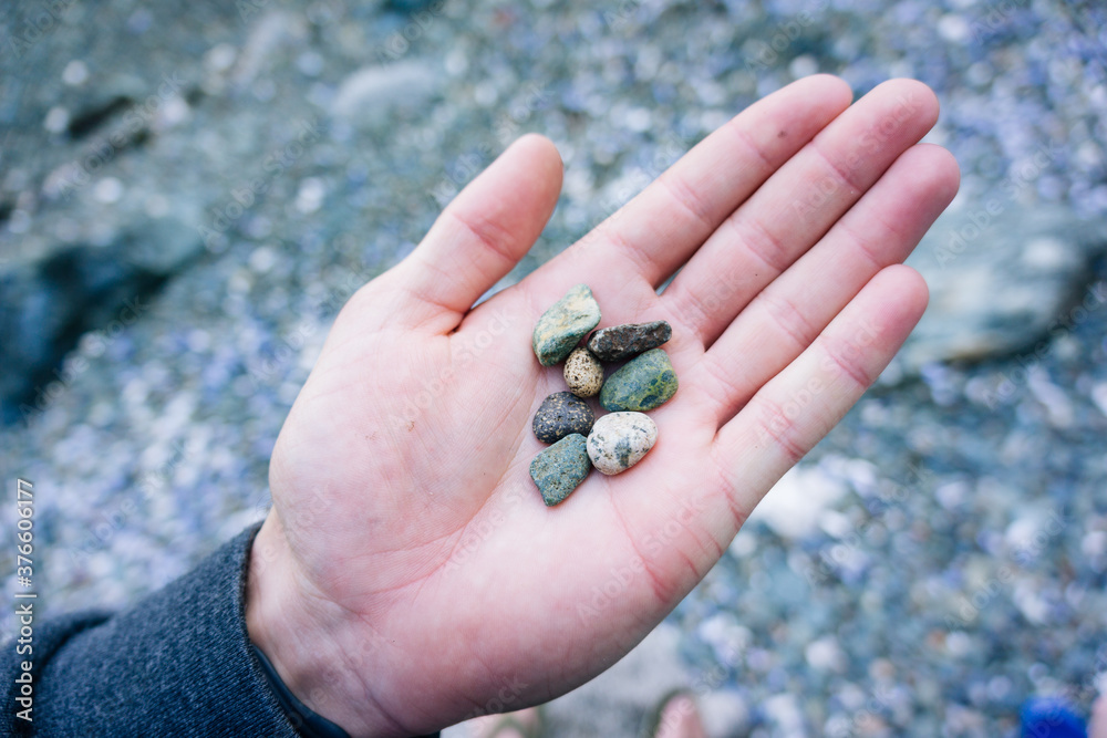 Find pebbles on the beach Find pebbles on the beach