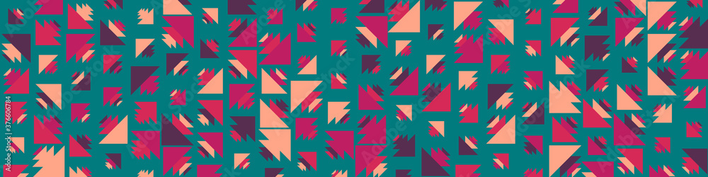 Abstract Color Halftone Dots generative art background illustration
