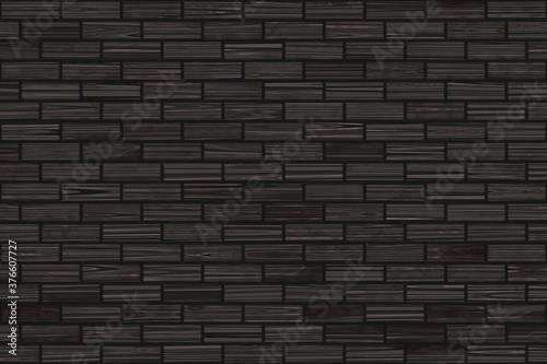 wood brick pattern design