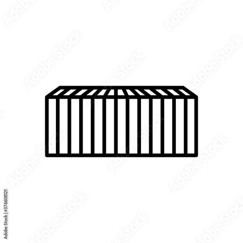 cargo container,shipping icon glyph style for your design