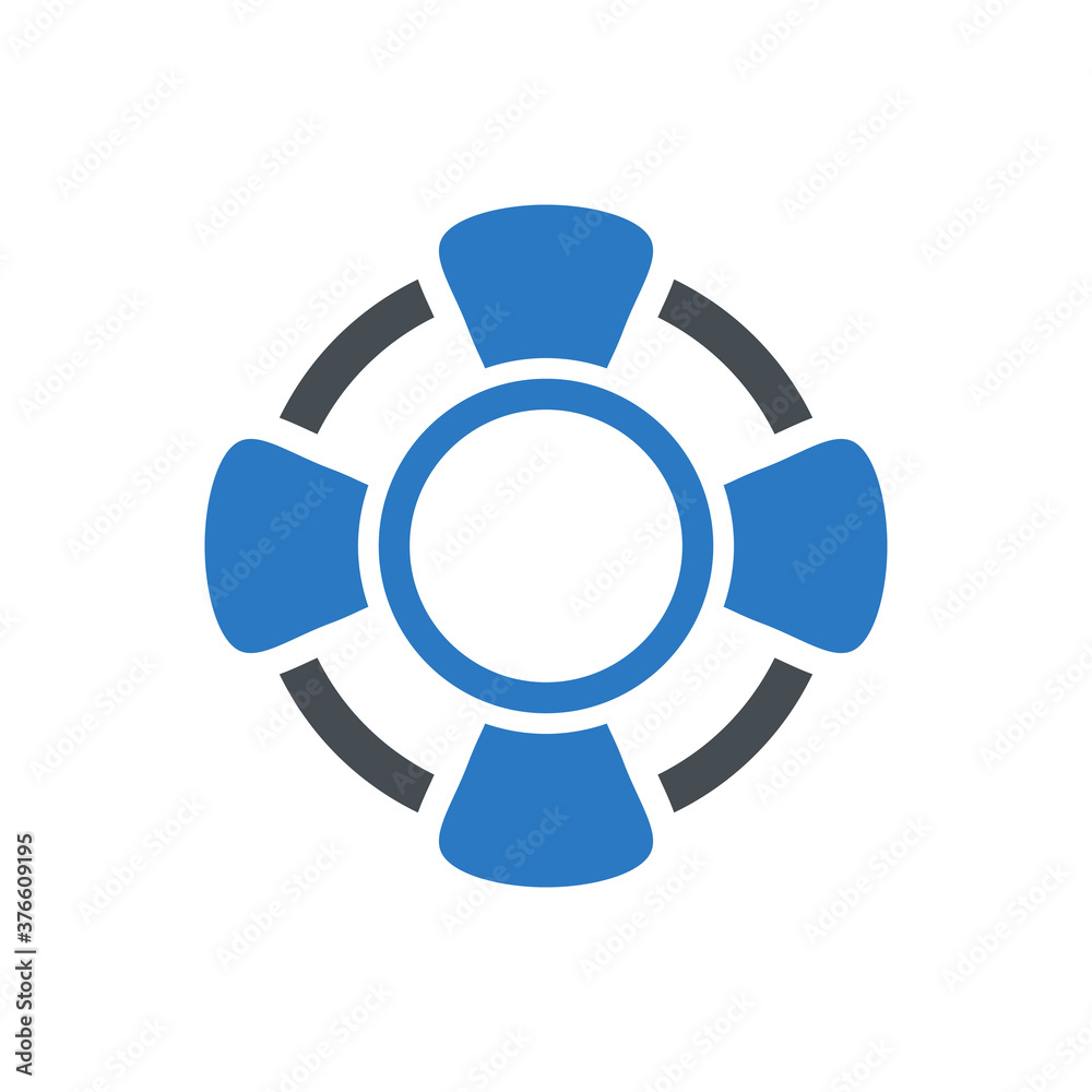 Life belt icon Life belt icon