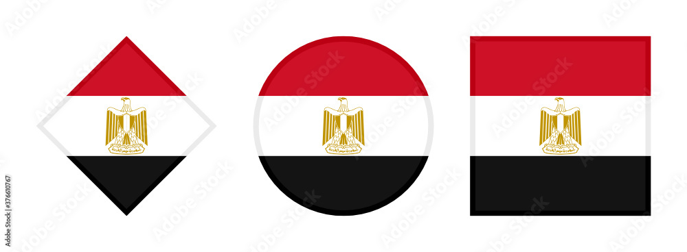 egypt flag icon set. isolated on white background
egypt flag icon set. isolated on white background