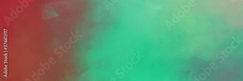 abstract colorful gradient background and medium sea green, sienna and dim gray colors. can be used as poster, background or banner © Eigens
