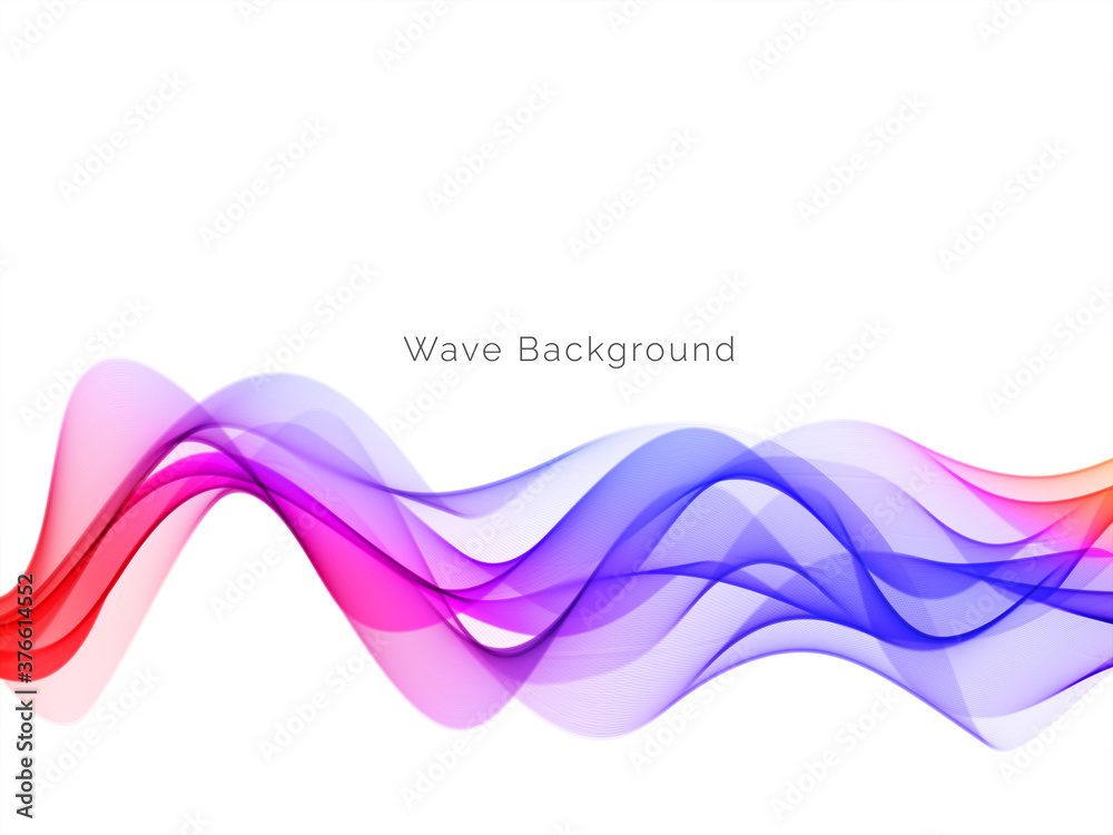 Colorful dynamic wave design stylish background Colorful dynamic wave design stylish background