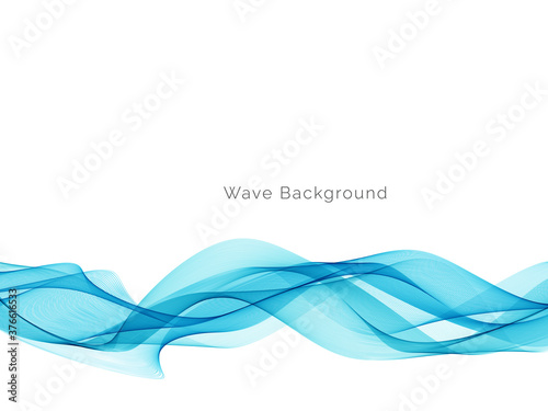 Blue wave design minimal motion background