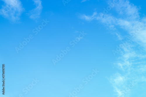 blue sky with beautiful natural white clouds