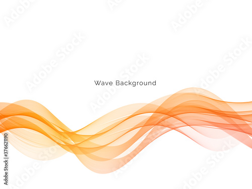 Colorful wave design modern background