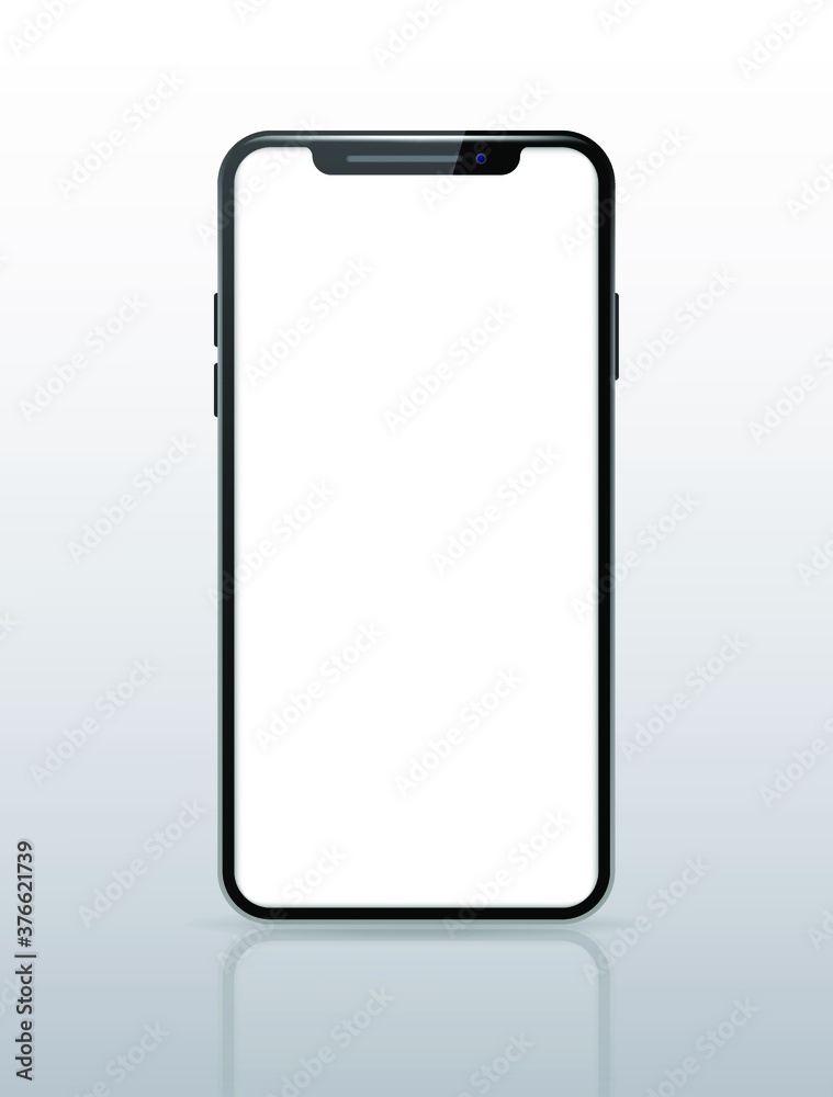 Perfectly Detailed Modern Smart Phone . Isolated Vector Elements Perfectly Detailed Modern Smart Phone . Isolated Vector Elements