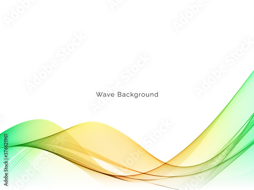 Colorful smoke wave design modern background © JupiterArts