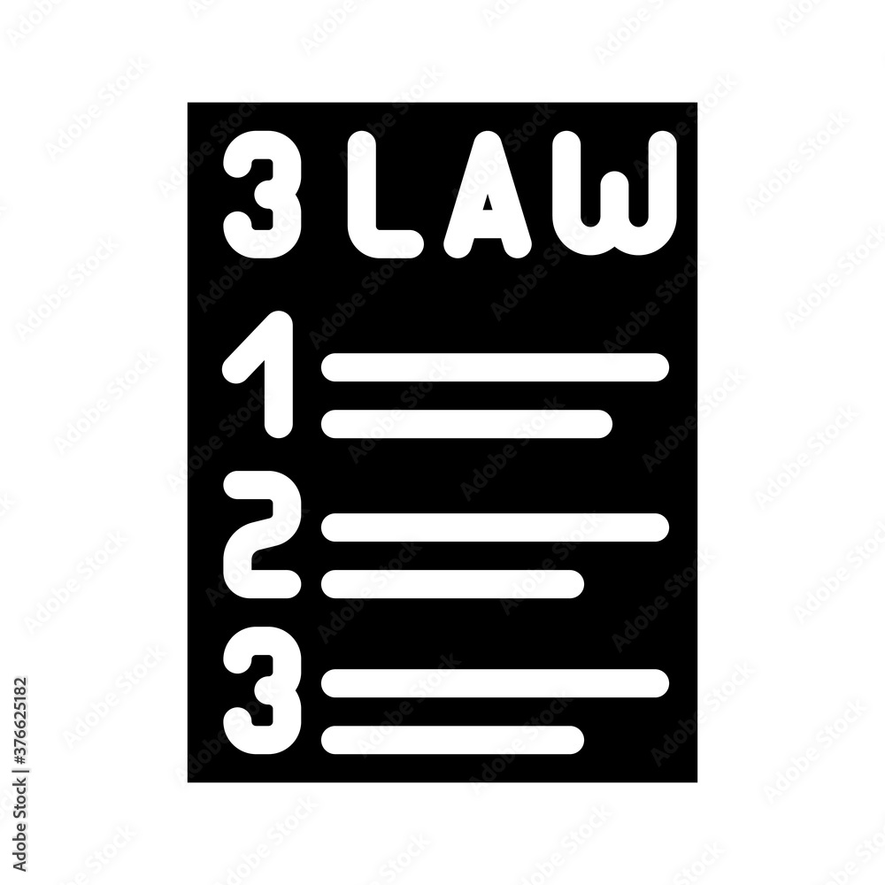 isaac asimov 3 laws of robotics glyph icon vector illustration isaac asimov 3 laws of robotics glyph icon vector illustration