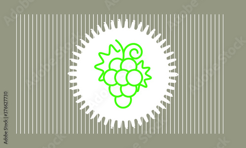 grape icon vector