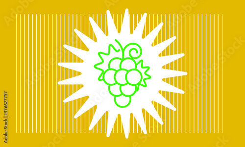 grape icon vector