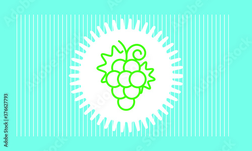 grape icon vector