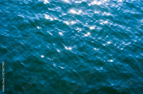 Fototapeta Naklejka Na Ścianę i Meble -  Blue sea water background texture
