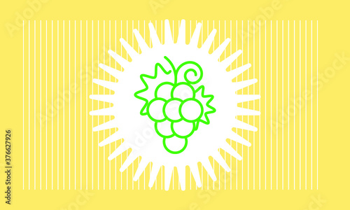 grape icon vector