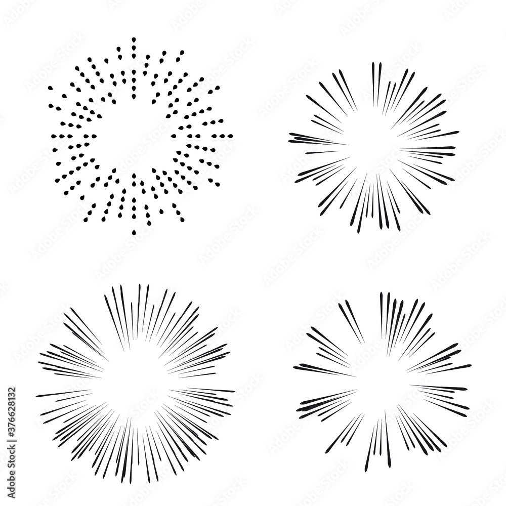 Radial speed Lines in Circle Form for comic books . fireworks Explosion background . Vector Illustration . Starburst
round Logo . Circular Design element . Abstract Geometric star rays . Sunburst . Radial speed Lines in Circle Form for comic books . fireworks Explosion background . Vector Illustration . Starburst
round Logo . Circular Design element . Abstract Geometric star rays . Sunburst .