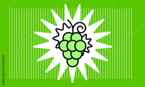 grape icon vector