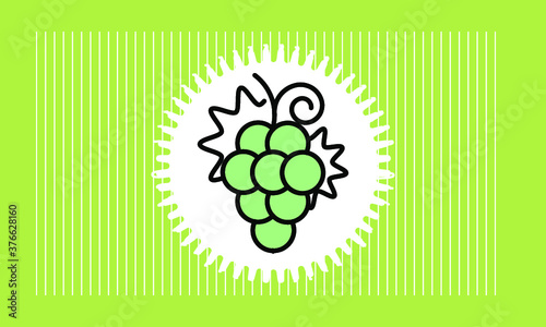 grape icon vector