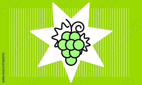 grape icon vector