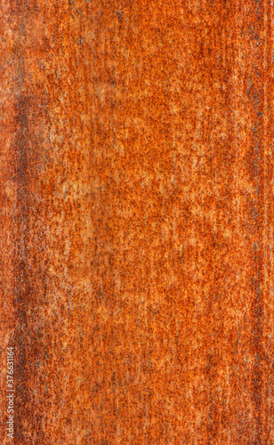 Rusty orange metal texture Background of rusty metal  abstract backdrop with metal texture. 
