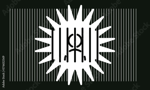 prison icon vector 