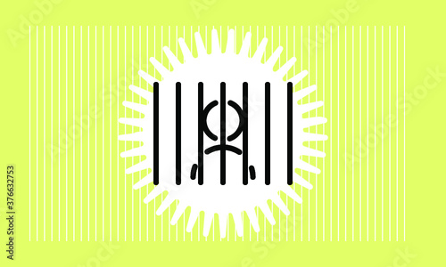 prison icon vector 
