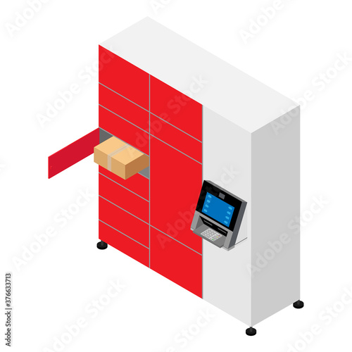 Parcel delivery station