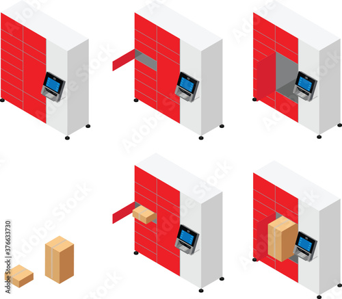 Parcel delivery station