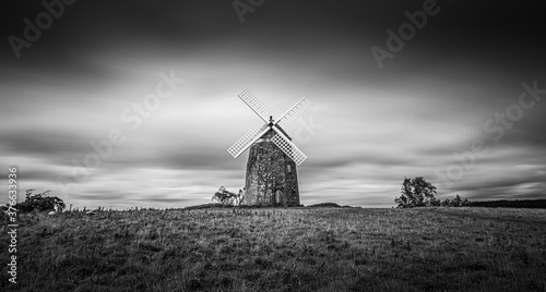 Old windmill in the field