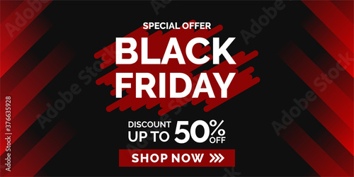 Black friday event background design template