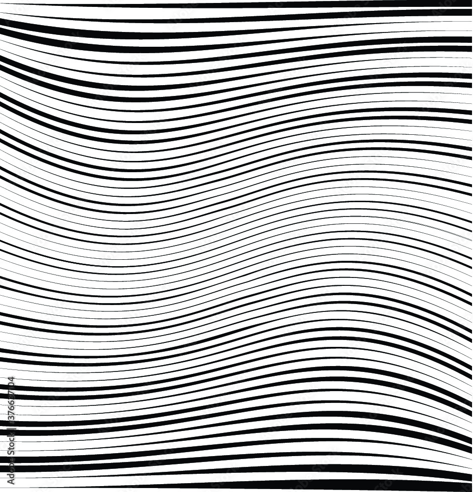 Abstract warped horizontal Striped Background . Vector curved twisted straight, waved lines texture
Abstract warped horizontal Striped Background . Vector curved twisted straight, waved lines texture