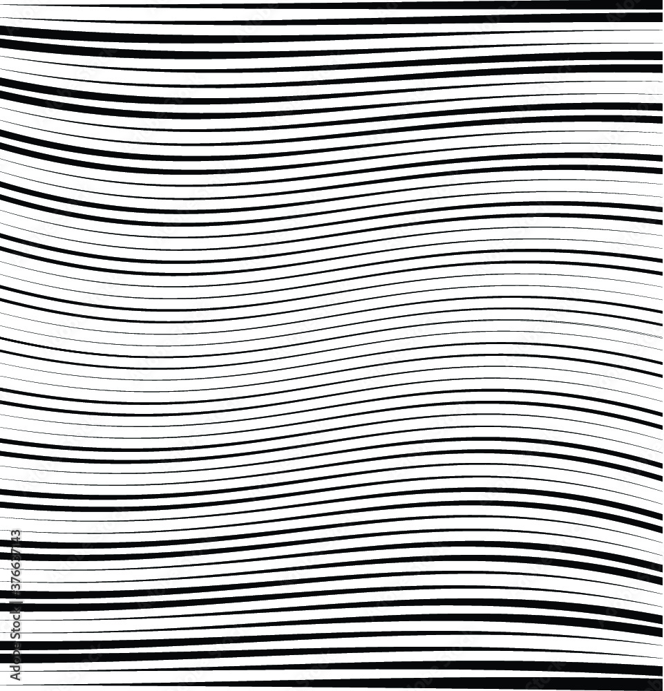 Abstract warped horizontal Striped Background . Vector curved twisted straight, waved lines texture
Abstract warped horizontal Striped Background . Vector curved twisted straight, waved lines texture