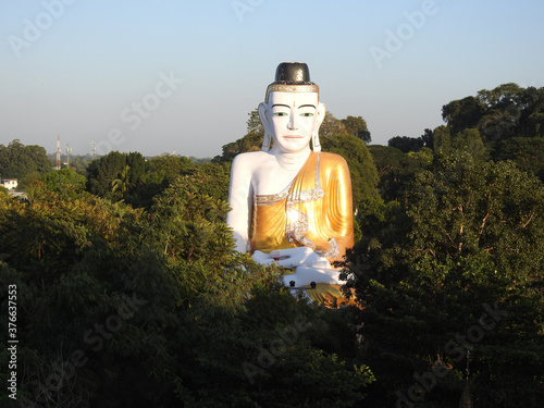 Shot of  Shwe San Daw Pagoda, Pyay Myanmar photo