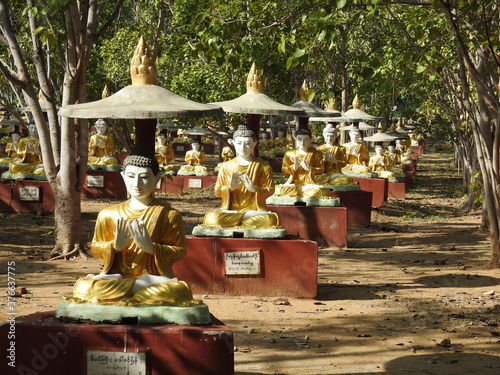 Shot from Buddha garden, Bodhi Tataung Myanmar photo