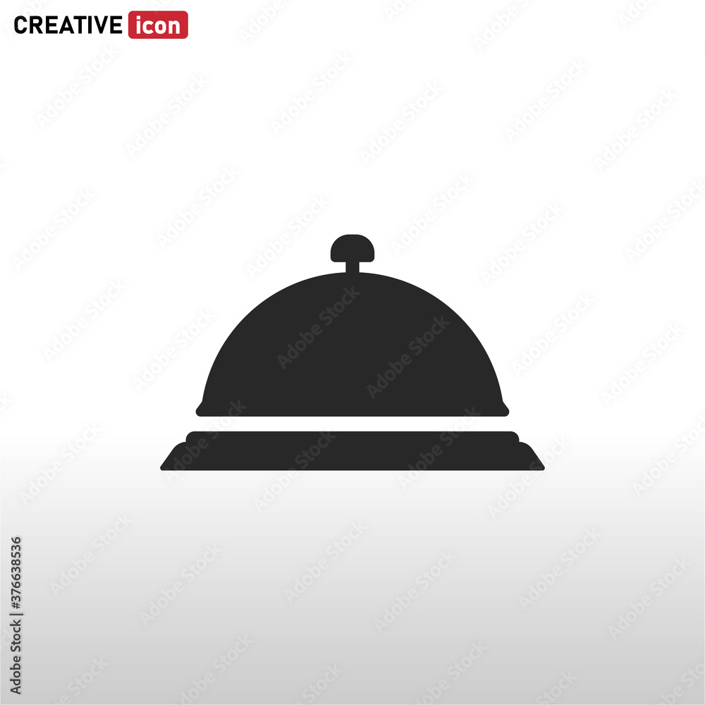 Hotel Bell icon vector . Bell sign Hotel Bell icon vector . Bell sign