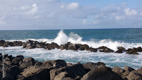 waves and rocks, Puerto Rico 