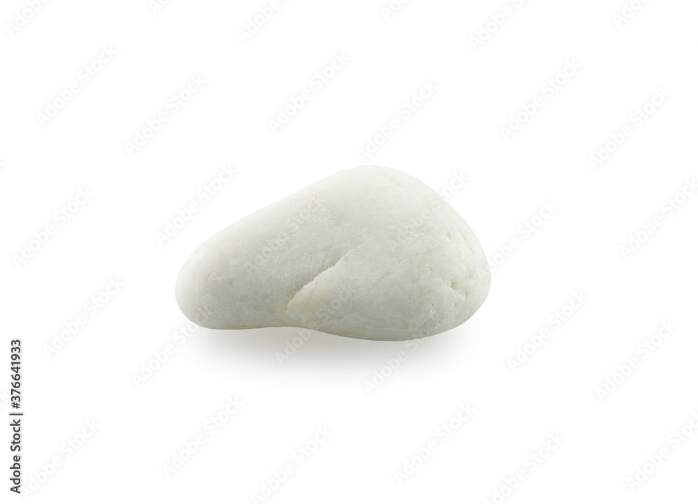 White stone on white background with clipping path for decorative design and other White stone on white background with clipping path for decorative design and other