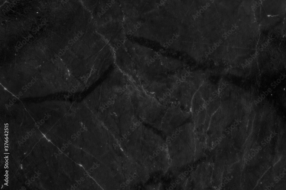 Fototapeta Black marble pattern texture background abstract design