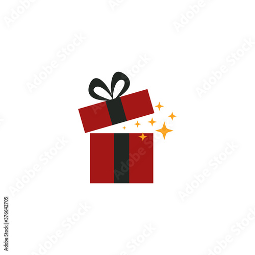 Illustration Vector Graphic of Shining Gift Box. Perfect to use for Gift Store