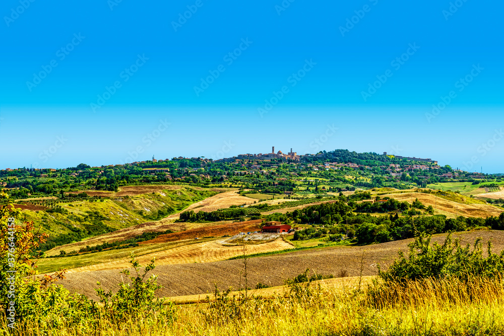 Obraz premium Volterra in der Toskana