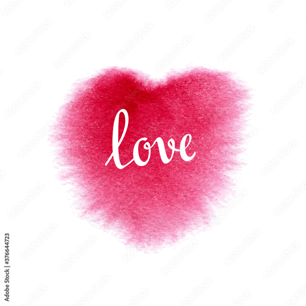 Beautiful watercolor heart Beautiful watercolor heart