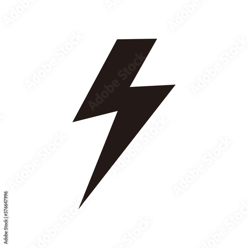 lightning icon vector illustration symbol