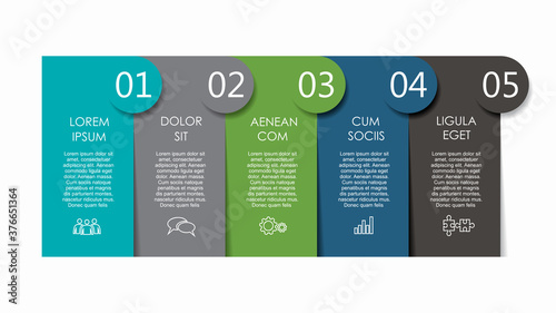 Infographic design template with place for your data. Vector illustration.