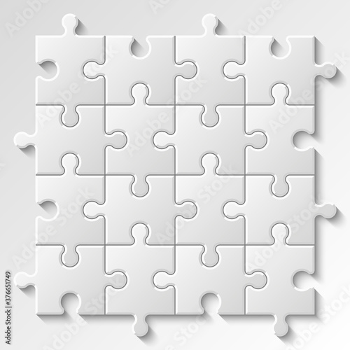 Puzzle piece business presentation. Circle infograph. Step process diagram. Section compare banner.