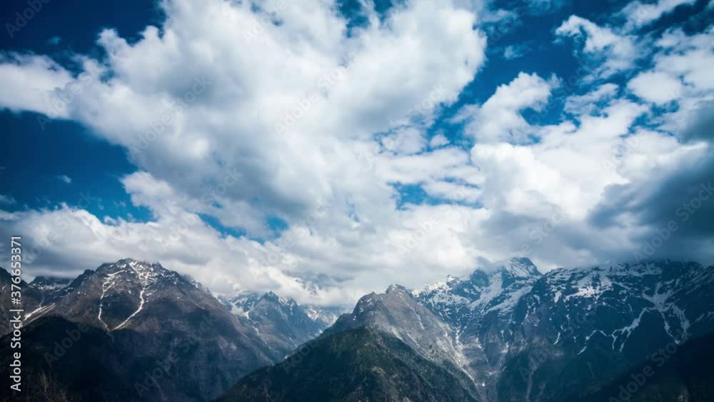 4k Beautiful Mountains Cloud Cross Timelapse 4k Beautiful Mountains Cloud Cross Timelapse