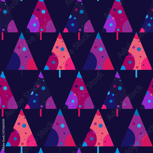 Abstract repeating Christma...
