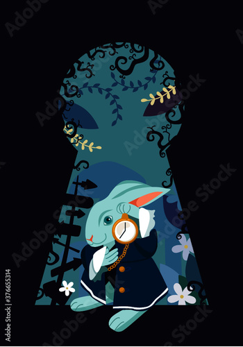 alice in wonderland white rabbit